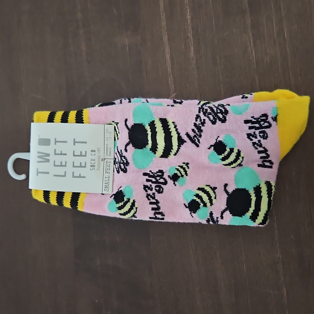 Two Left Feet bee socks